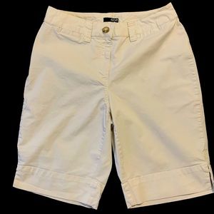 a.n.a. Beige Bermuda Shorts